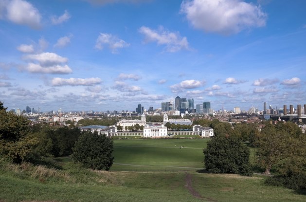 Greenwich Royal Observatory panoramic view